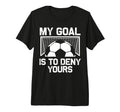 Soccer Goalie Art Gag Soccer Player Tri T-Shirt - Custom Art Print Unisex