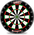 Gladiator Dartboard with Top-Grade African Sisal and Sword Edge Staple Free Wire Spider for Maximum Scoring Potential and Less Bounce Outs