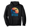 15Th Birthday Soccer 15 Years Old Hoodie - Fun Novelty Design Unisex