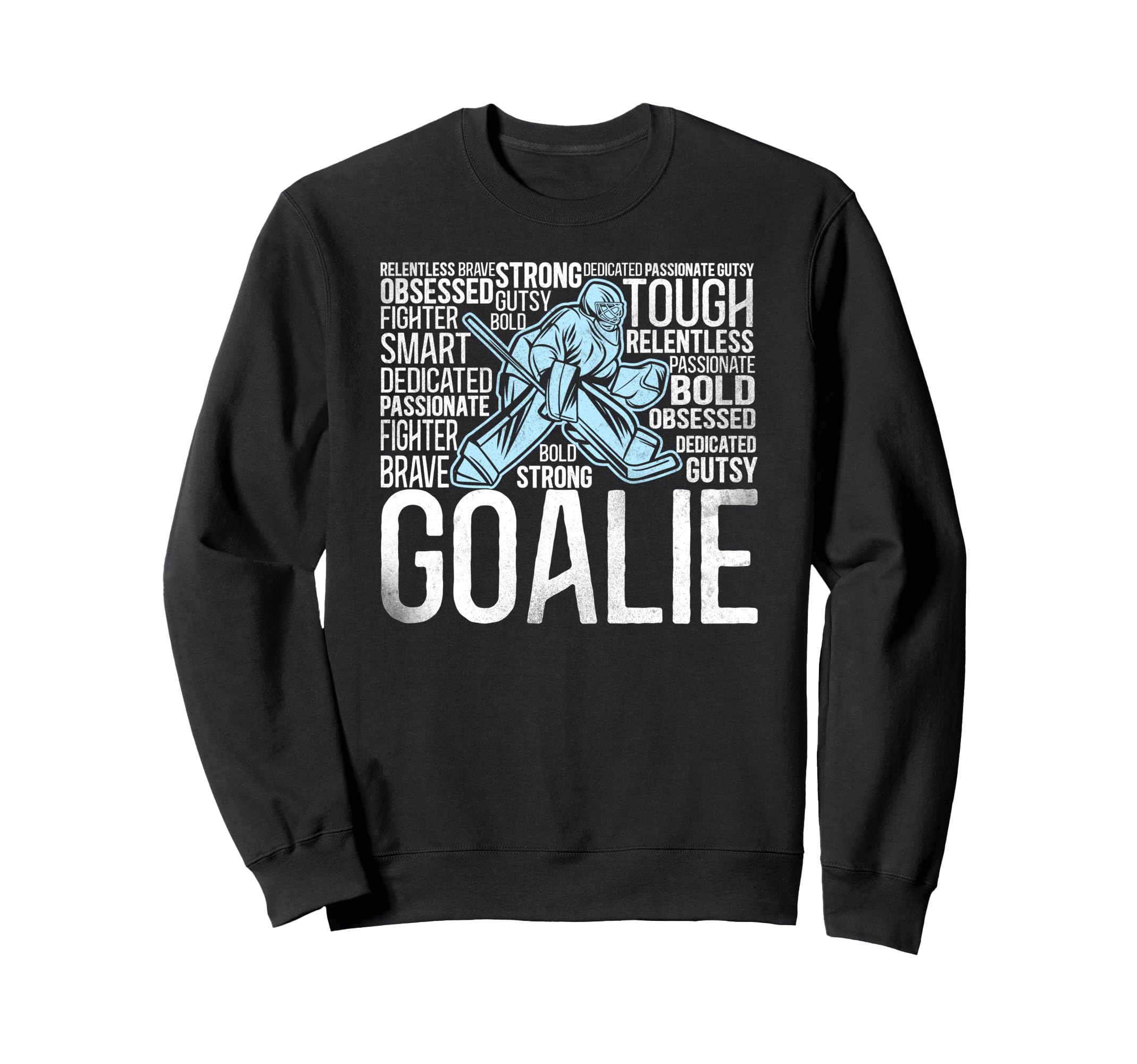 Ice Hockey Goalie Goalkeeper Sweatshirt - Custom Art Print Unisex