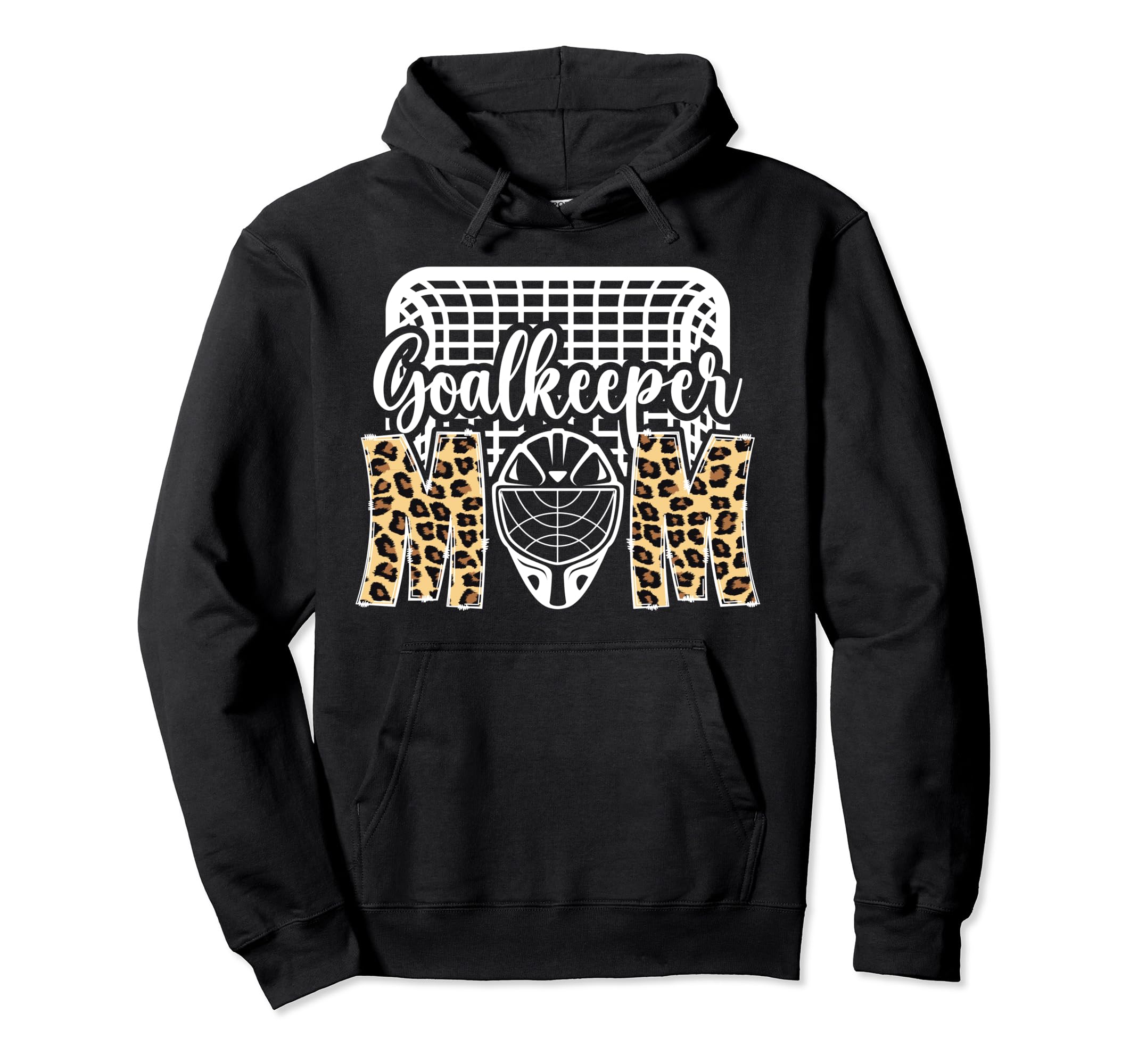 Ice Hockey Goalkeeper Mom Hockey Goalie Hoodie - Trendy Graphic for Adults