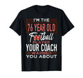 Football 76Th Birthday Party Player T-Shirt - Casual Everyday Wear Unisex