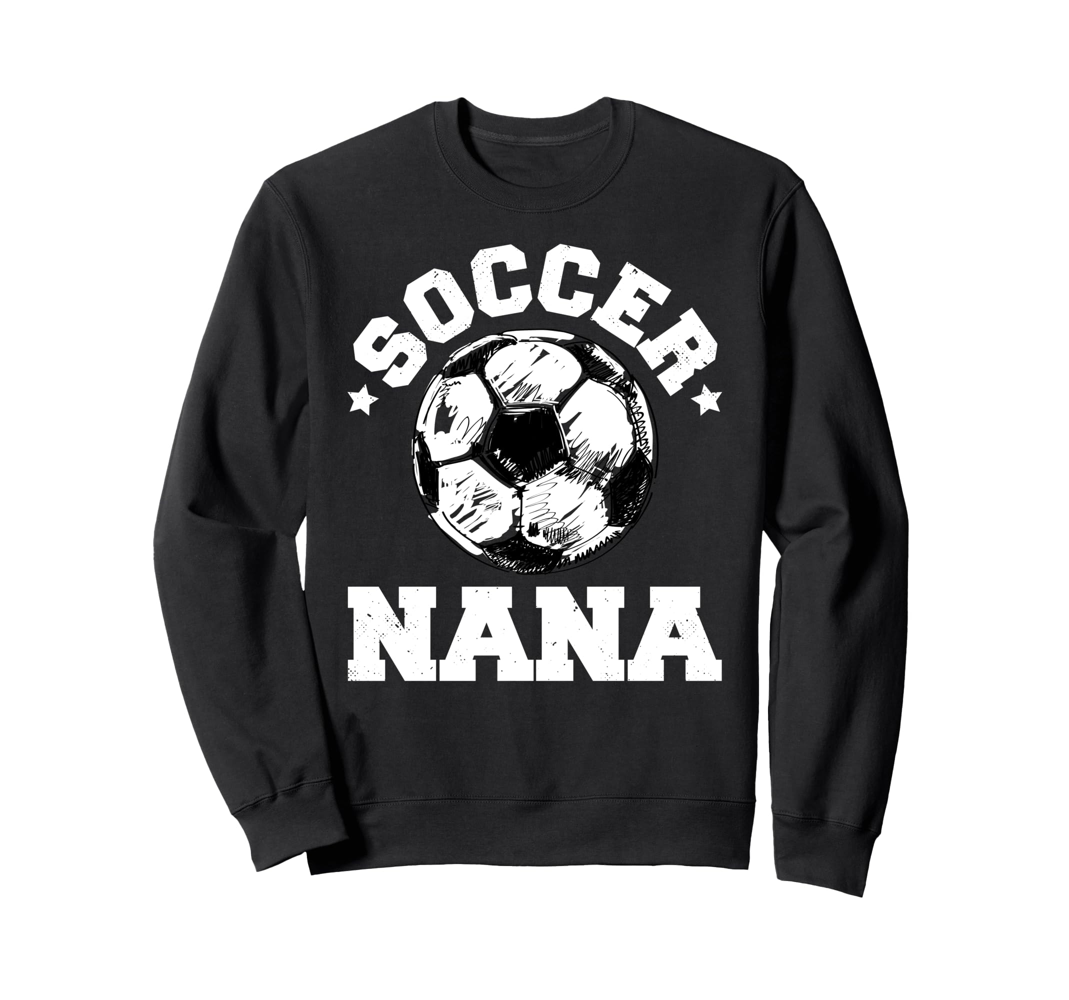Soccer Nana Soccer Ball Sweatshirt - Casual Everyday Wear Unisex