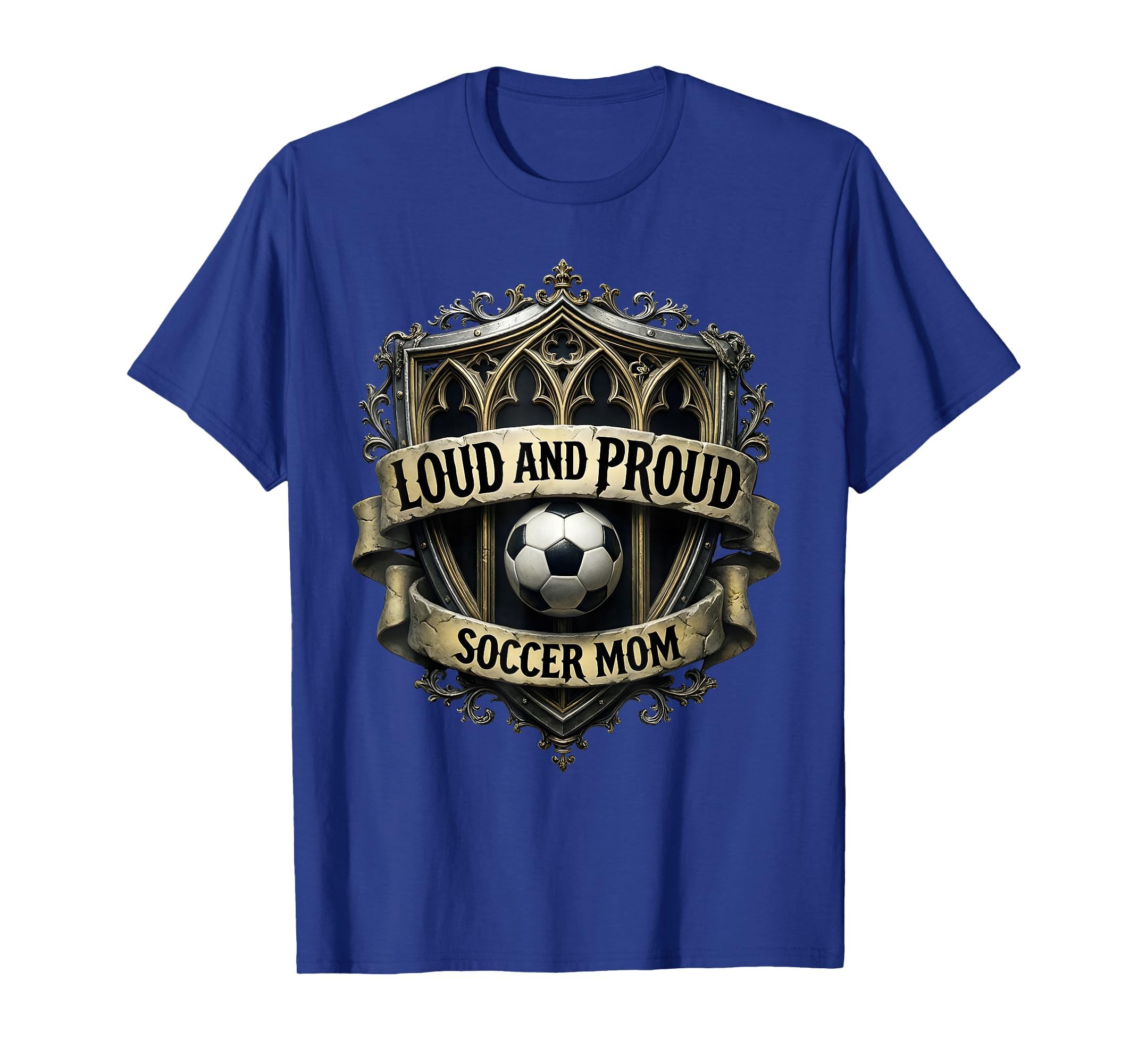 Loud And Proud Soccer Mom T-Shirt - Custom Art Print Men Women