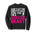 Soccer Art Teen Goalie Soccer Player Sweatshirt - Streetwear Style Unisex