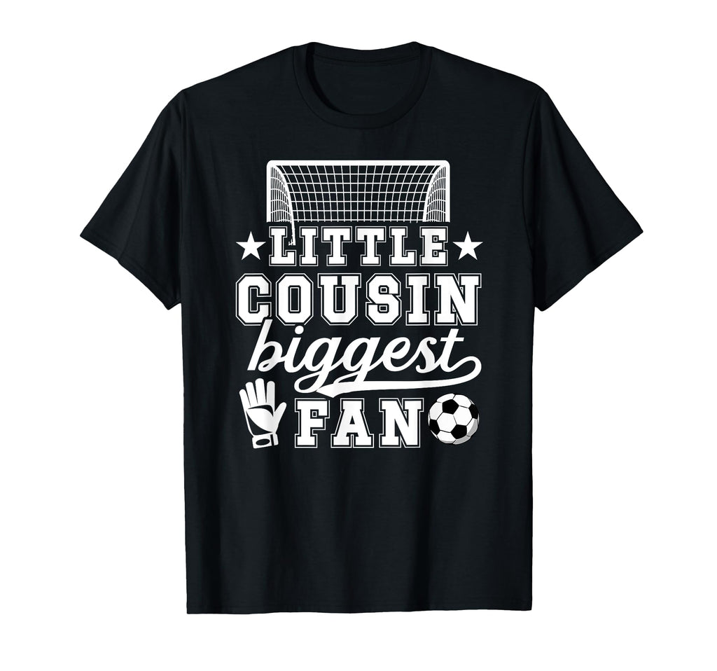 Little Cousin Soccer Goalie Cousin Soccer T-Shirt - Unique Graphic Unisex