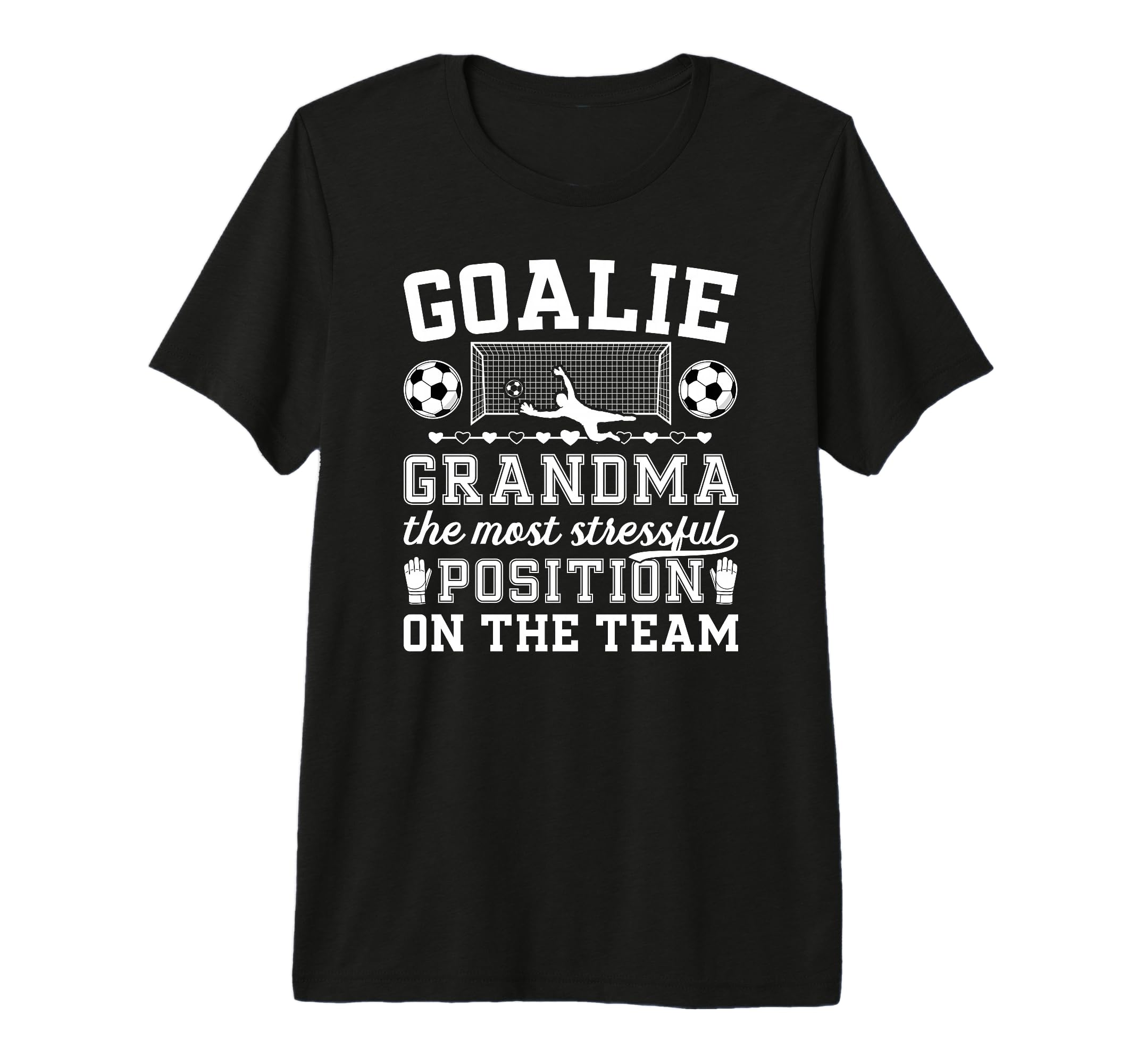 Funny Soccer Goalie Grandma Soccer T-Shirt - Custom Art Print Unisex