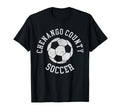Chenango County Soccer Distressed T-Shirt - Aesthetic Graphic for Adults