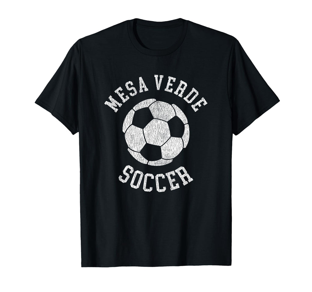 Mesa Verde Soccer Distressed 90S T-Shirt - Custom Art Print Men Women