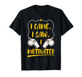 Funny I Came I Saw Veteran Soccer Coach T-Shirt - Unique Graphic Men Women