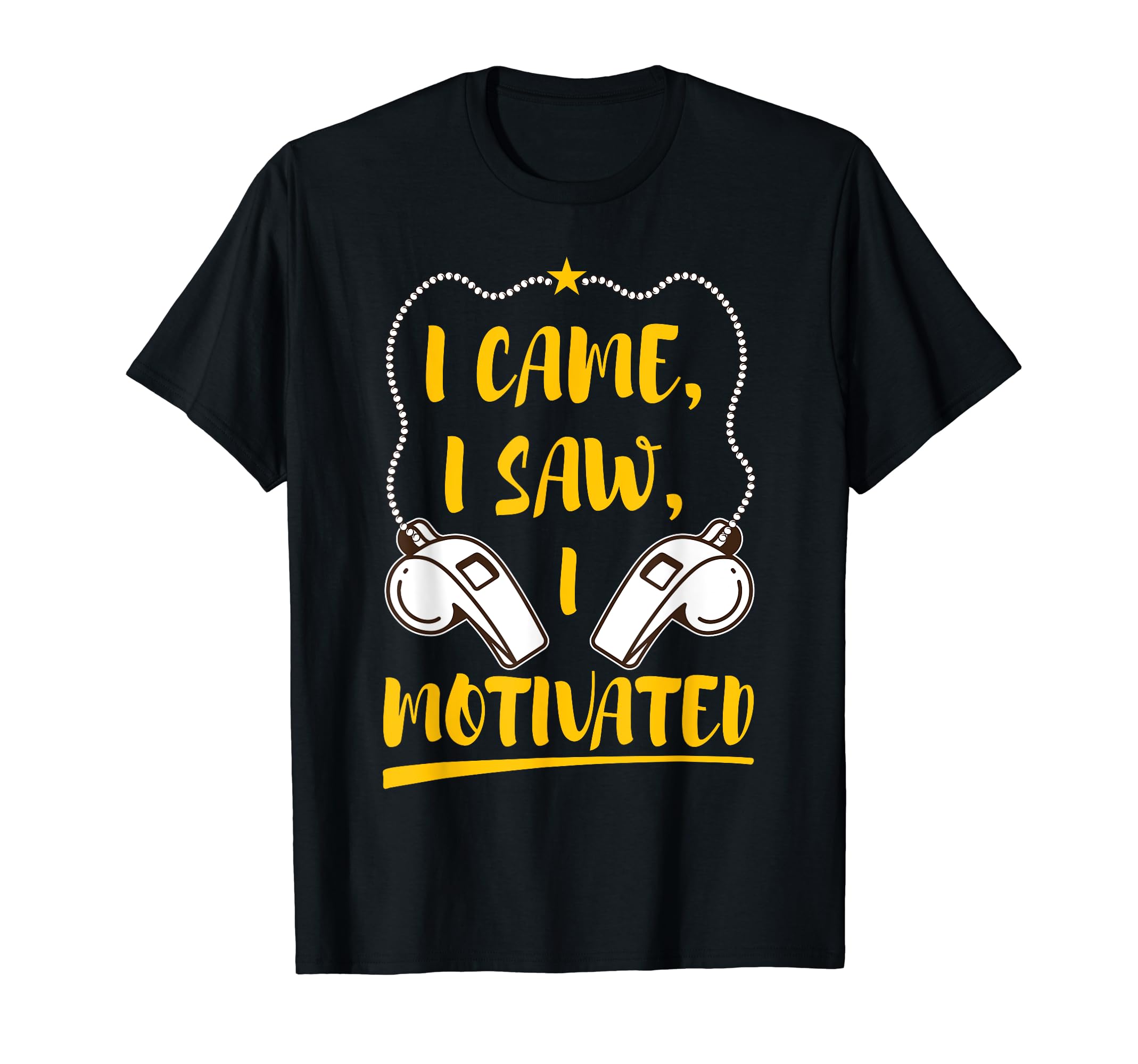 Funny I Came I Saw Veteran Soccer Coach T-Shirt - Unique Graphic Men Women