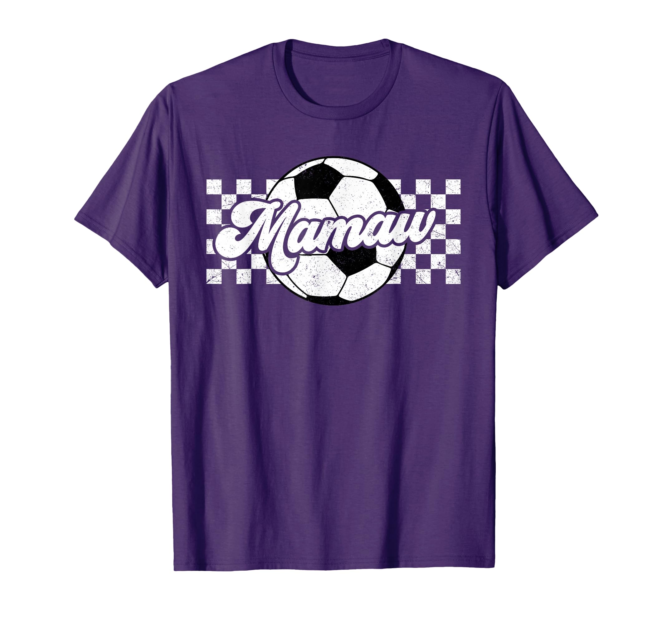 Soccer Mamaw Sport Lover Family Mothers T-Shirt - Unique Graphic Unisex