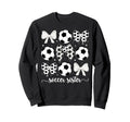 Soccer Sister Coquette Sister Soccer Sweatshirt - Unique Graphic Men Women