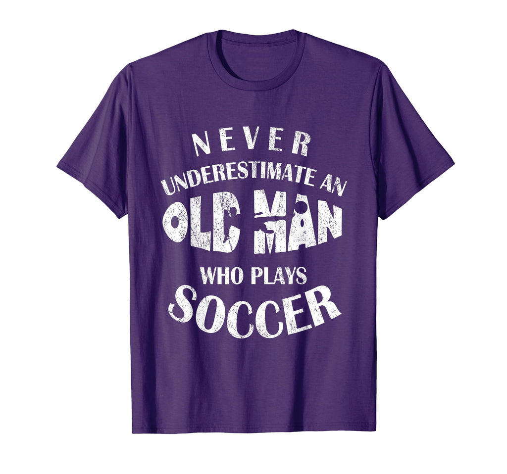 Never Underestimate Old Who Plays T-Shirt - Minimalist Print Men Women