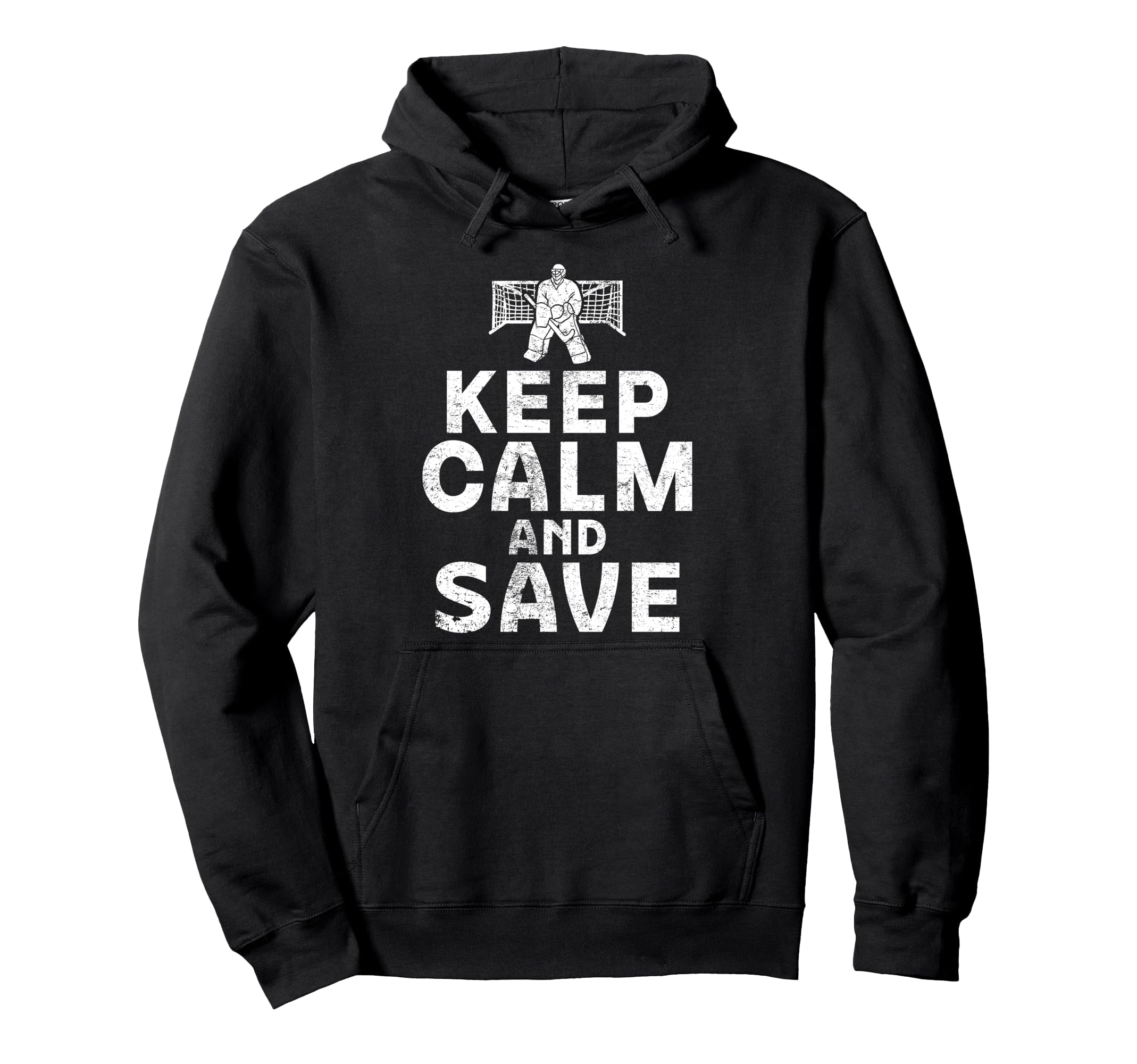 Ice Hockey Goalie Goalkeeper Keep Hoodie - Streetwear Style for Adults