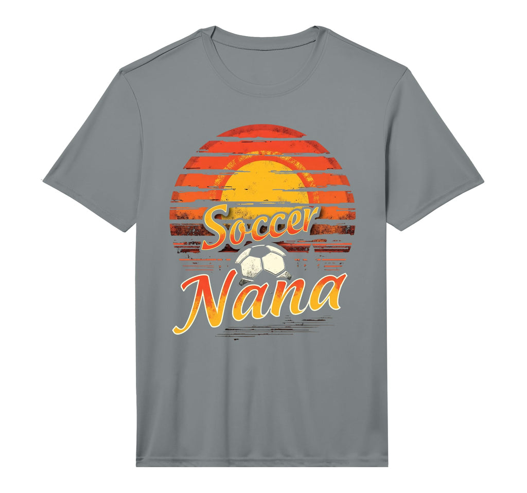 Proud Soccer Nana Funny Grandma T-Shirt - Fun Novelty Design for Adults
