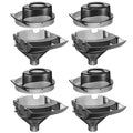4 Sets Replacement Funnel Compatible with Baby Brezza Replacement Parts Funnel and Cover Baby Formula Dispenser, Grey