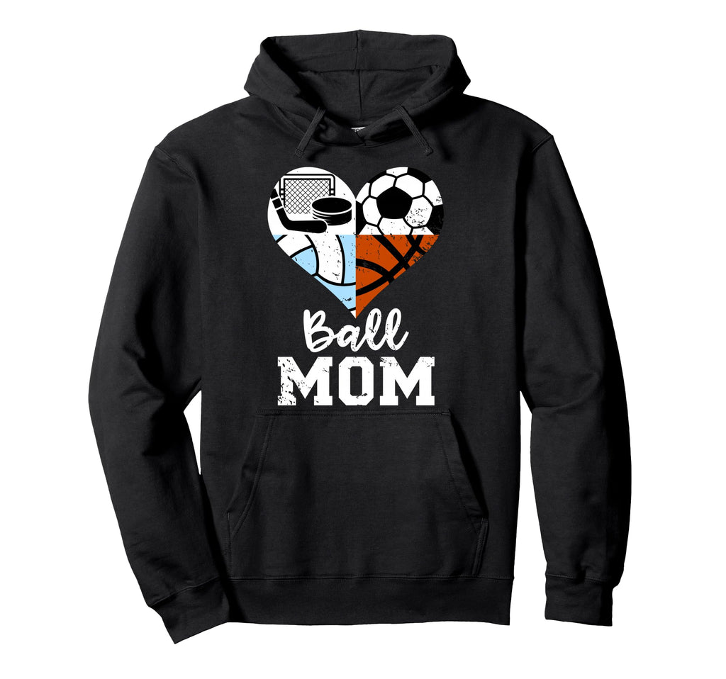 Ball Mom Funny Soccer Volleyball Hoodie - Streetwear Style Men Women