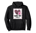 Leopard Soccer Game Day Vibes Breast Hoodie - Trendy Graphic for Adults