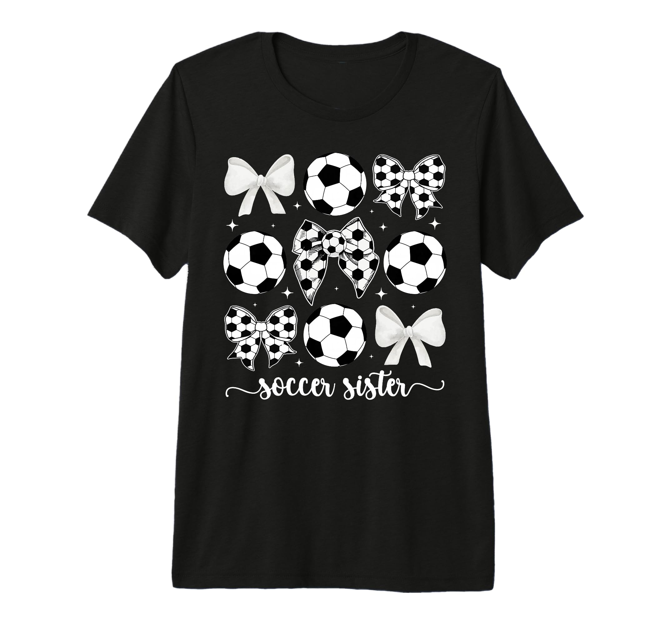 Soccer Sister Coquette Sister Soccer T-Shirt - Trendy Graphic Men Women