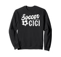 Soccer Gigi Heart Grandma Gigi Sweatshirt - Unique Graphic Men Women