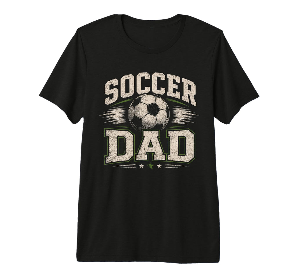 Soccer Dad Sports Dad Tri Blend T-Shirt - Custom Art Print Unisex