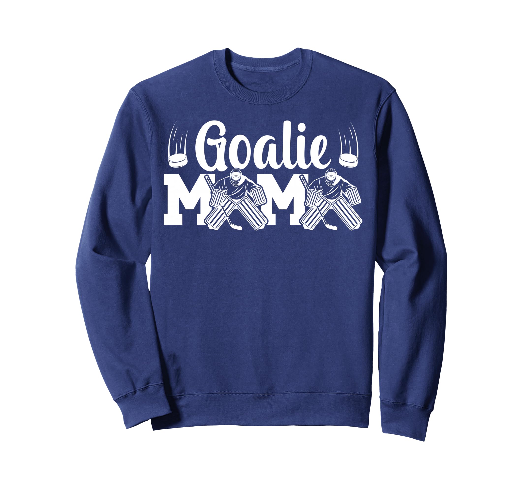 Ice Hockey Goalie Mama Ice Hockey Sweatshirt - Aesthetic Graphic Men Women