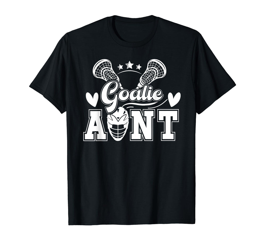 Lacrosse Goalie Aunt Lacrosse T-Shirt - Fun Novelty Design Unisex