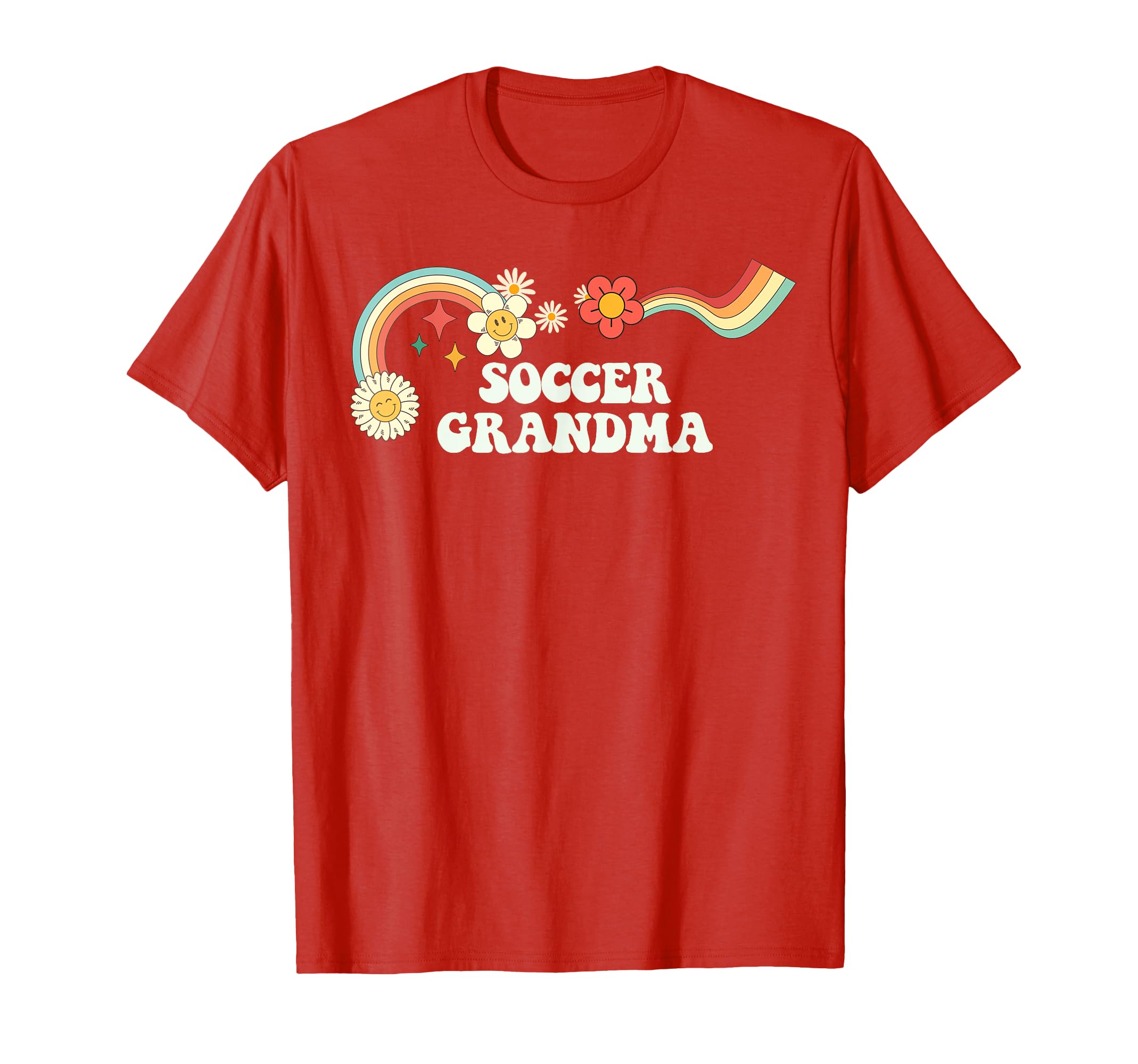 Groovy Funny Soccer Grandma T-Shirt - Minimalist Print Men Women