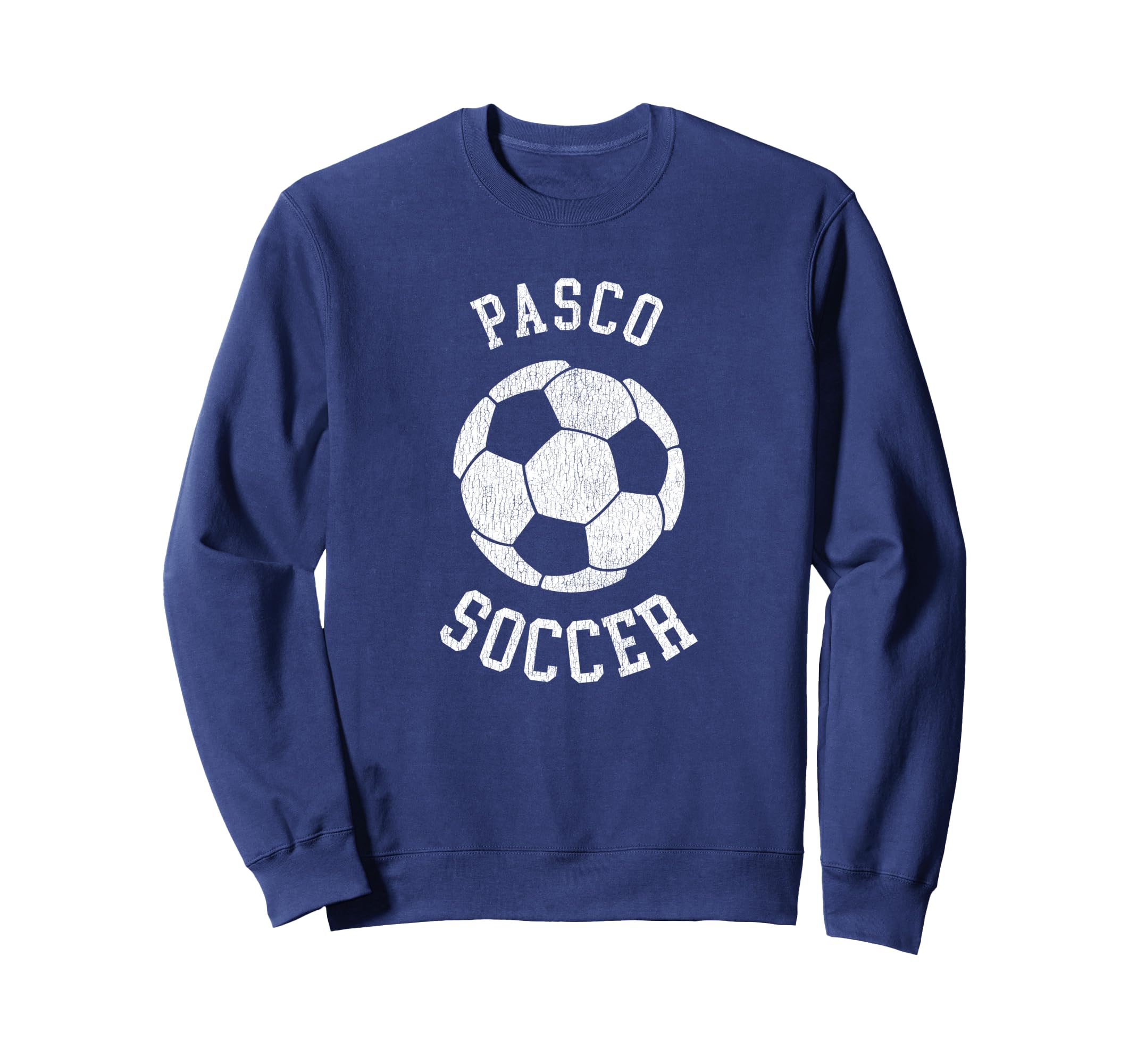 Pasco Soccer Distressed 90S Sweatshirt - Streetwear Style Men Women