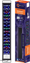 Coralife Fish Tank Aquarium Seascape WiFi/Bluetooth Smart LED Light Fixture, 30-36"