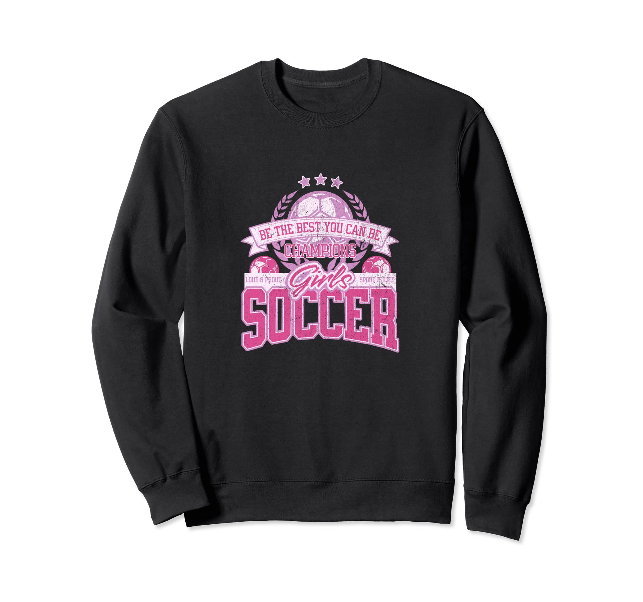 Be Best You Can Be Womens Soccer Sweatshirt - Trendy Graphic Men Women