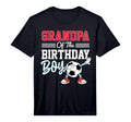 Grandpa Birthday Soccer Party Family T-Shirt - Custom Art Print Men Women