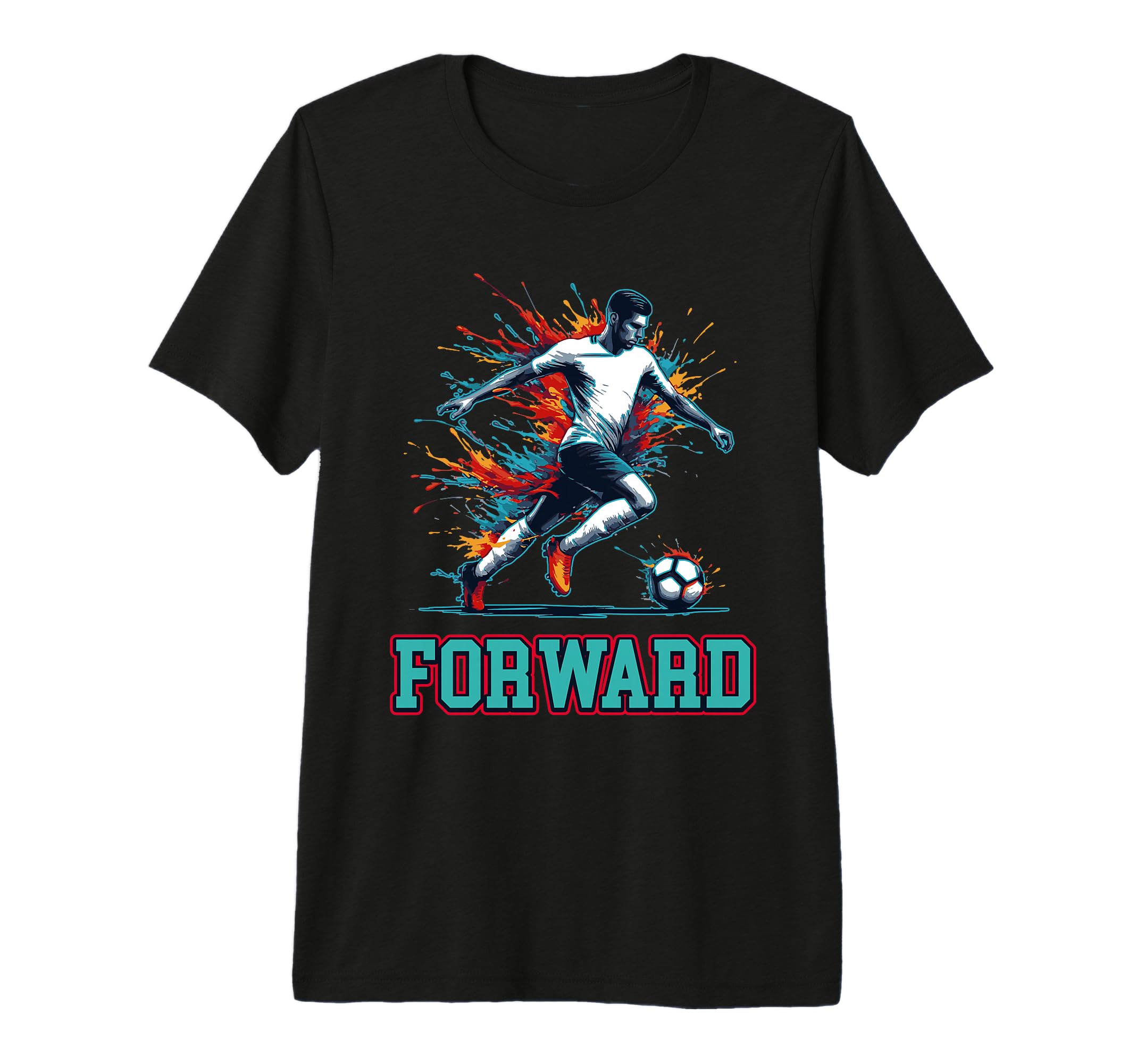 Soccer Forward Fullback Position T-Shirt - Minimalist Print for Adults