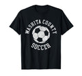 Washita County Soccer Distressed 90S T-Shirt - Novelty Apparel Unisex