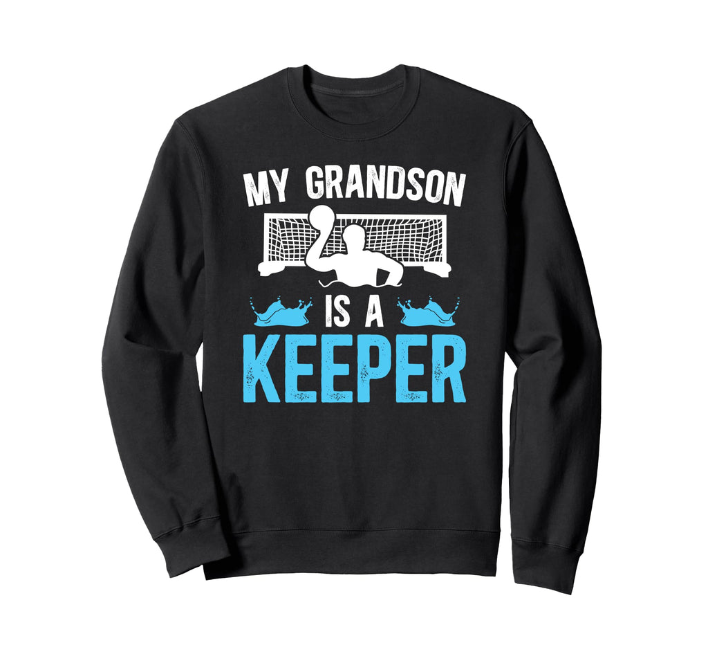 Proud Water Polo Goalie Grandpa Sweatshirt - Fun Novelty Design for Adults