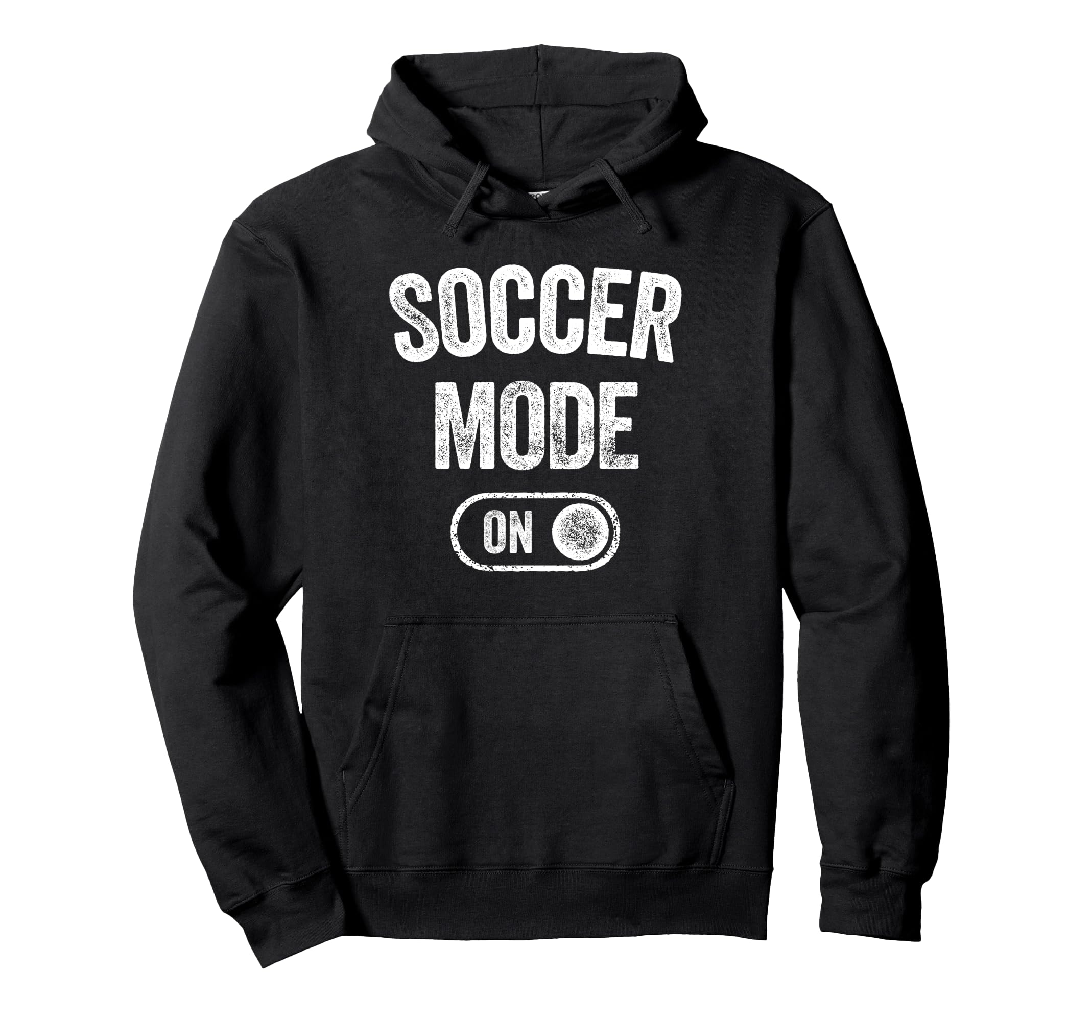 Soccer Mode Funny Striker Gift Hoodie - Casual Everyday Wear Men Women