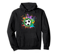 Funny Soccer Ball Coach Player Hoodie - Minimalist Print Men Women
