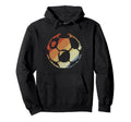 Soccer Ball Pixel Football Pitch Hoodie - Custom Art Print Unisex