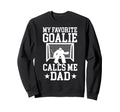 Proud Field Hockey Goalie Dad Sweatshirt - Novelty Apparel for Adults