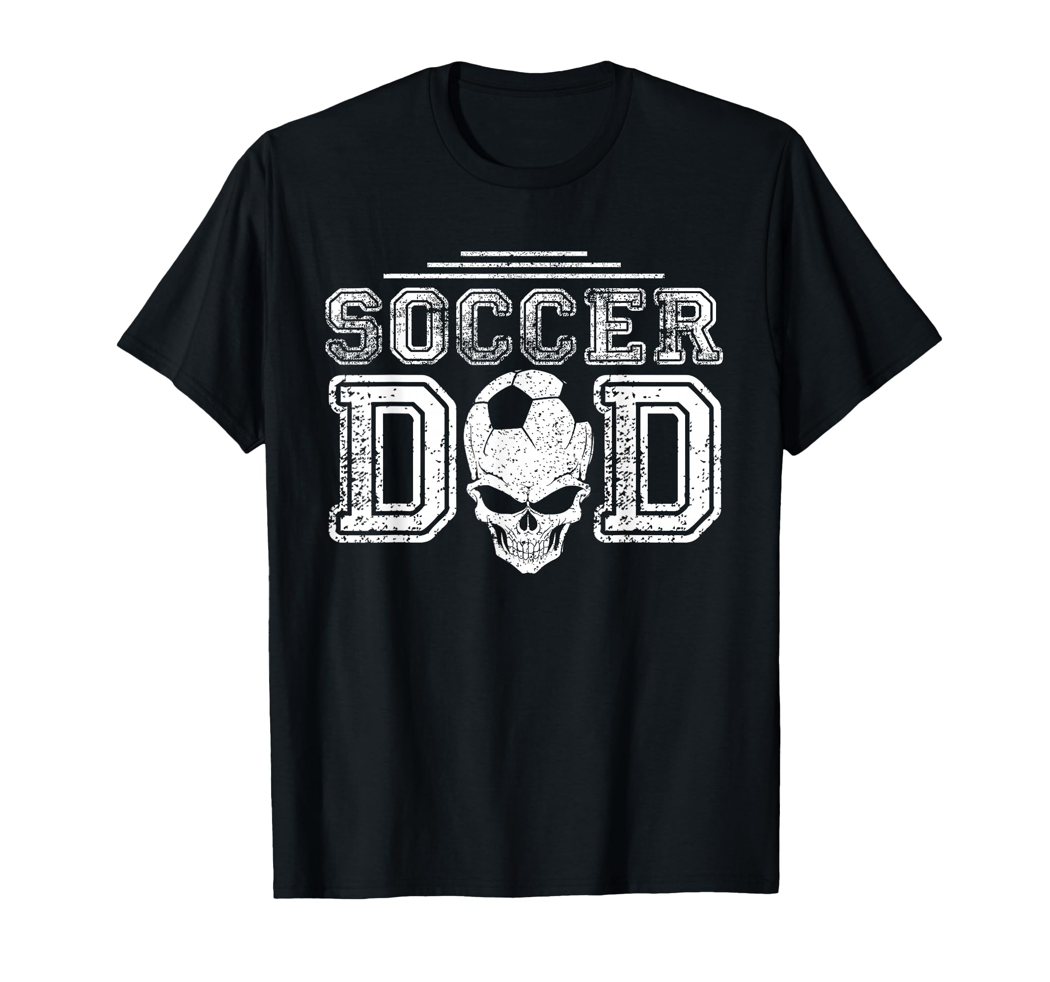 Soccer Dad Skull Soccer Player Funny T-Shirt - Trendy Graphic for Adults