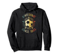 Awesome Since 1983 Soccer Birthday Hoodie - Streetwear Style for Adults
