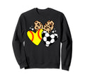 Soccer Softball Heart Funny Sweatshirt - Aesthetic Graphic Men Women