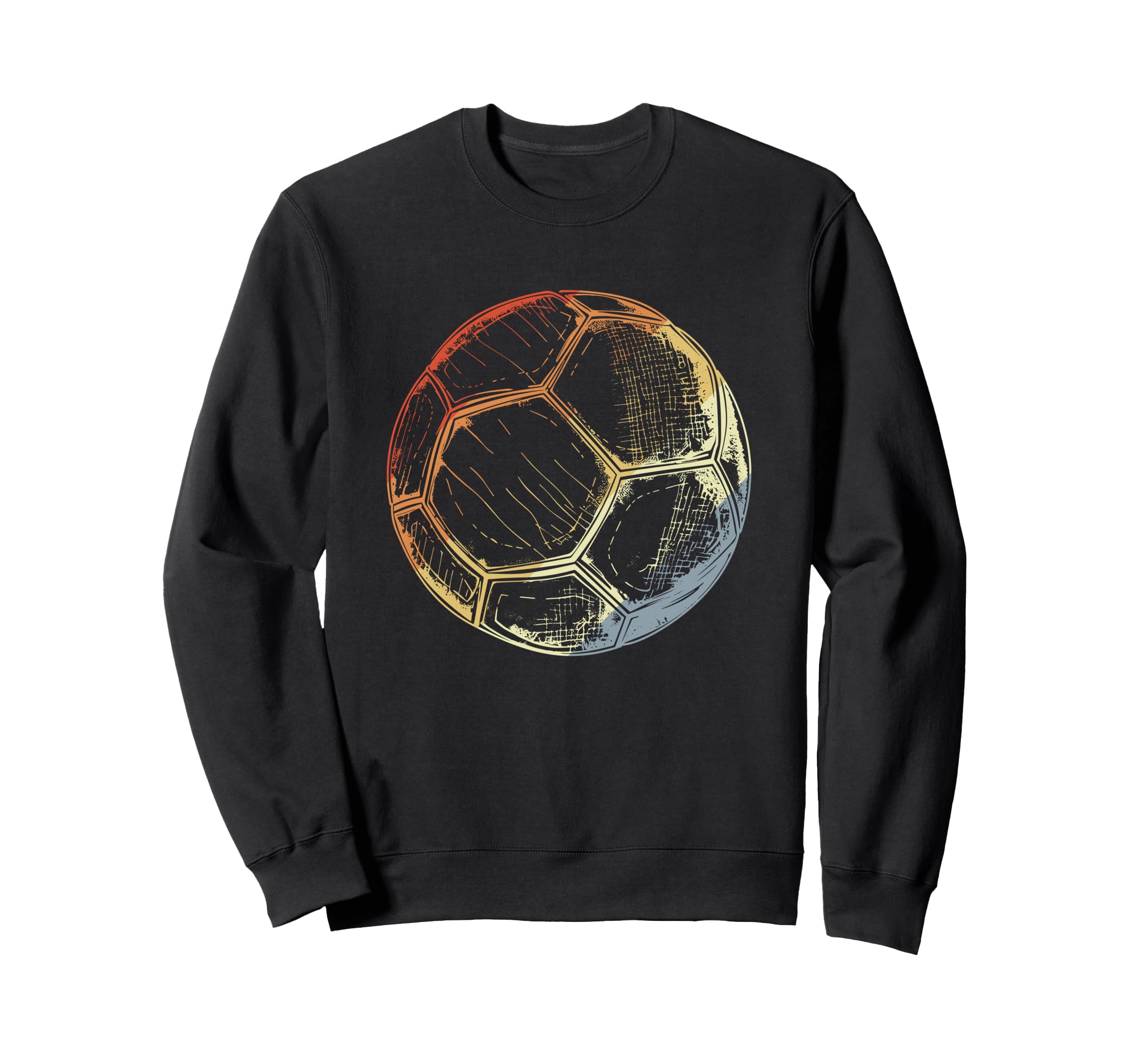 Soccer Ball Drawing Goal Keeper Sweatshirt - Custom Art Print Men Women