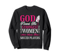 Christianity Soccer Players Sweatshirt - Minimalist Print for Adults