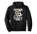 Father Birthday Soccer Ball Dad Hoodie - Casual Everyday Wear Unisex