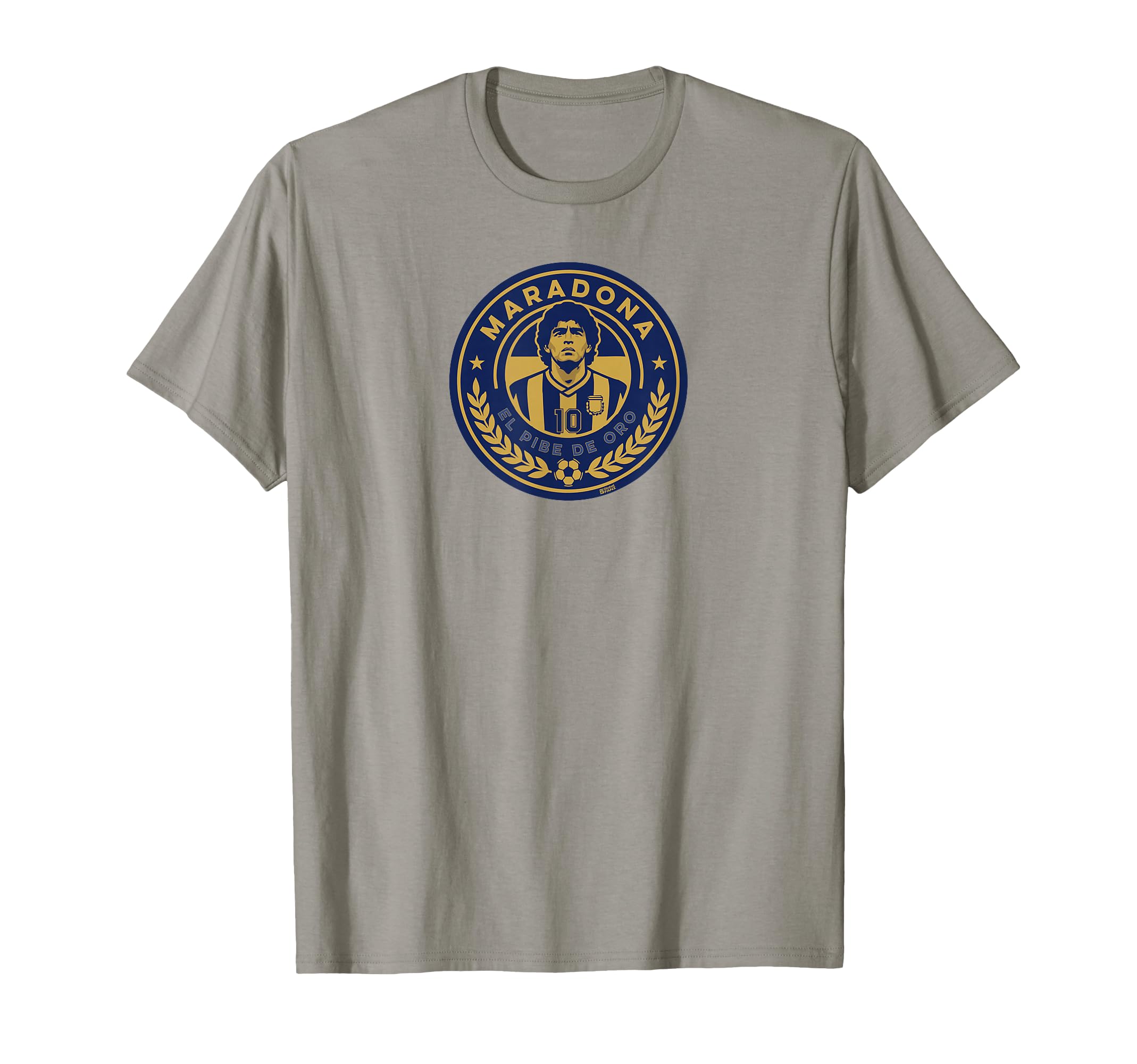 Diego Maradona El Pibe De Oro Seal Soccer T-Shirt - Graphic Print Unisex