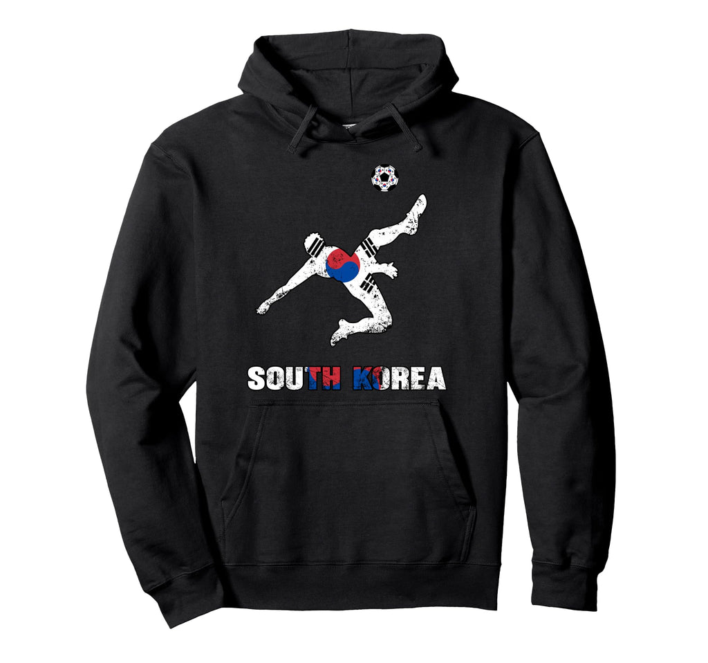 South Korea Football Soccer Game Player Hoodie - Graphic Print Unisex
