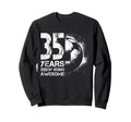 35Th Birthday Soccer Player Sweatshirt - Custom Art Print Men Women