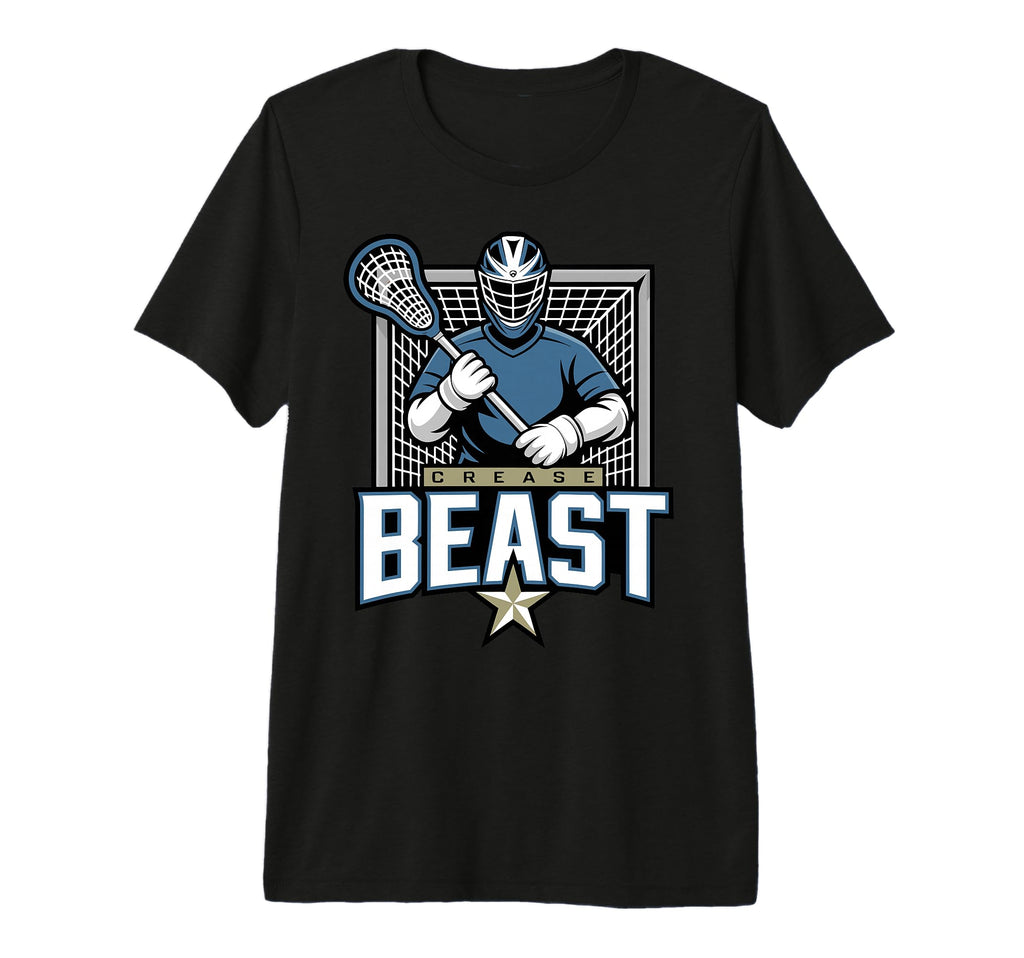 Lacrosse Goalie Lax Goalkeeper Crease Tri T-Shirt - Graphic Print Unisex